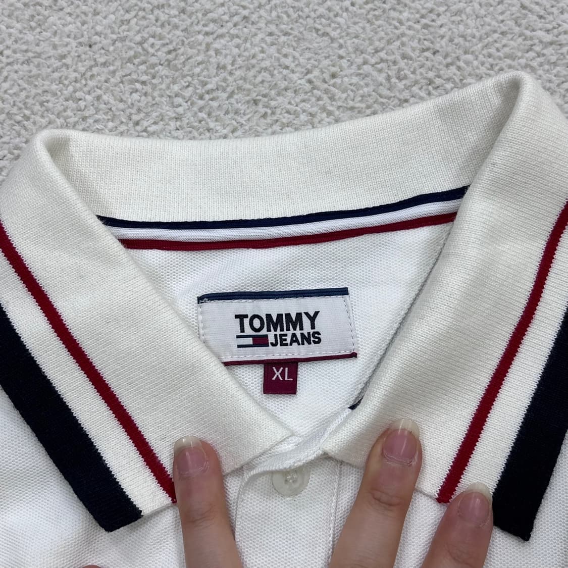 XL 타미진스 반팔 카라 티셔츠 0401E 상품이미지3