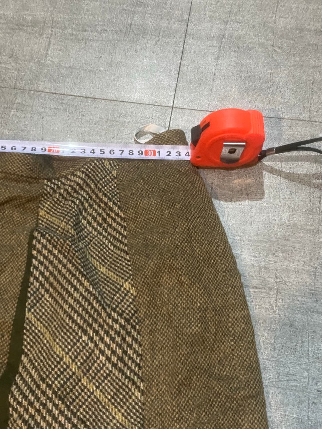 일본빈티지 하구미모리걸 할메카지라떼갸루 패치워크 롱스커트 카키브라운 상품이미지2