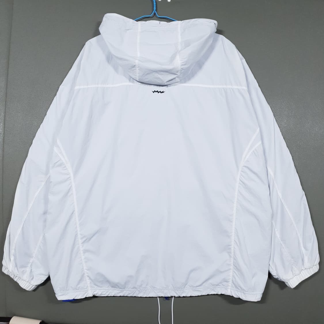 아디다스 X 예스아이씨 리버서블 양면 바람막이 자켓 블루 화이트 3XL 상품이미지9