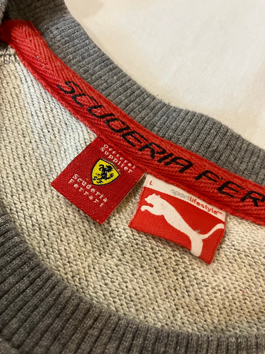 F1 푸마 X 페라리 맨투맨 그레이 상품이미지3