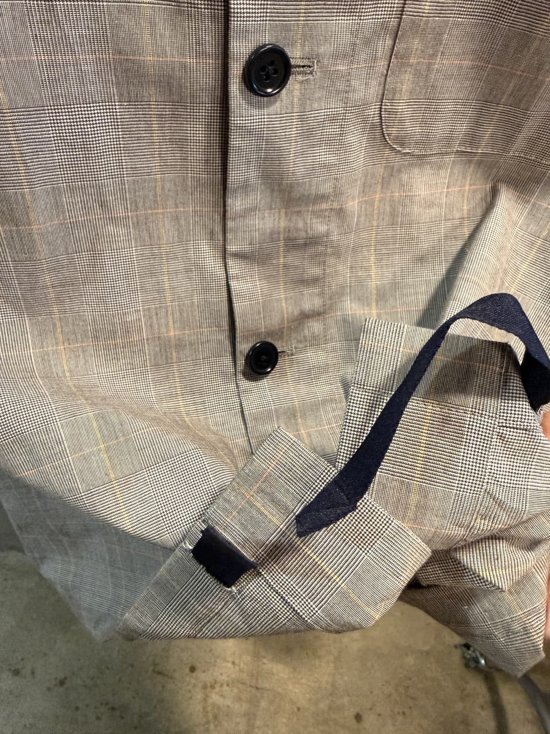 PS 폴 스미스 글렌체크 셔츠 자켓 그레이 L 상품이미지5