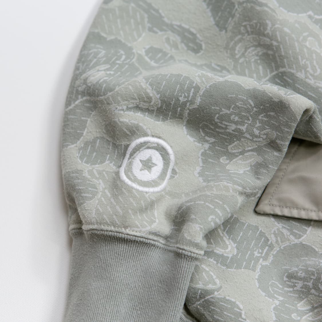 베이프 x 알파인더스트리 샤크 풀 집업 후디 상품이미지4