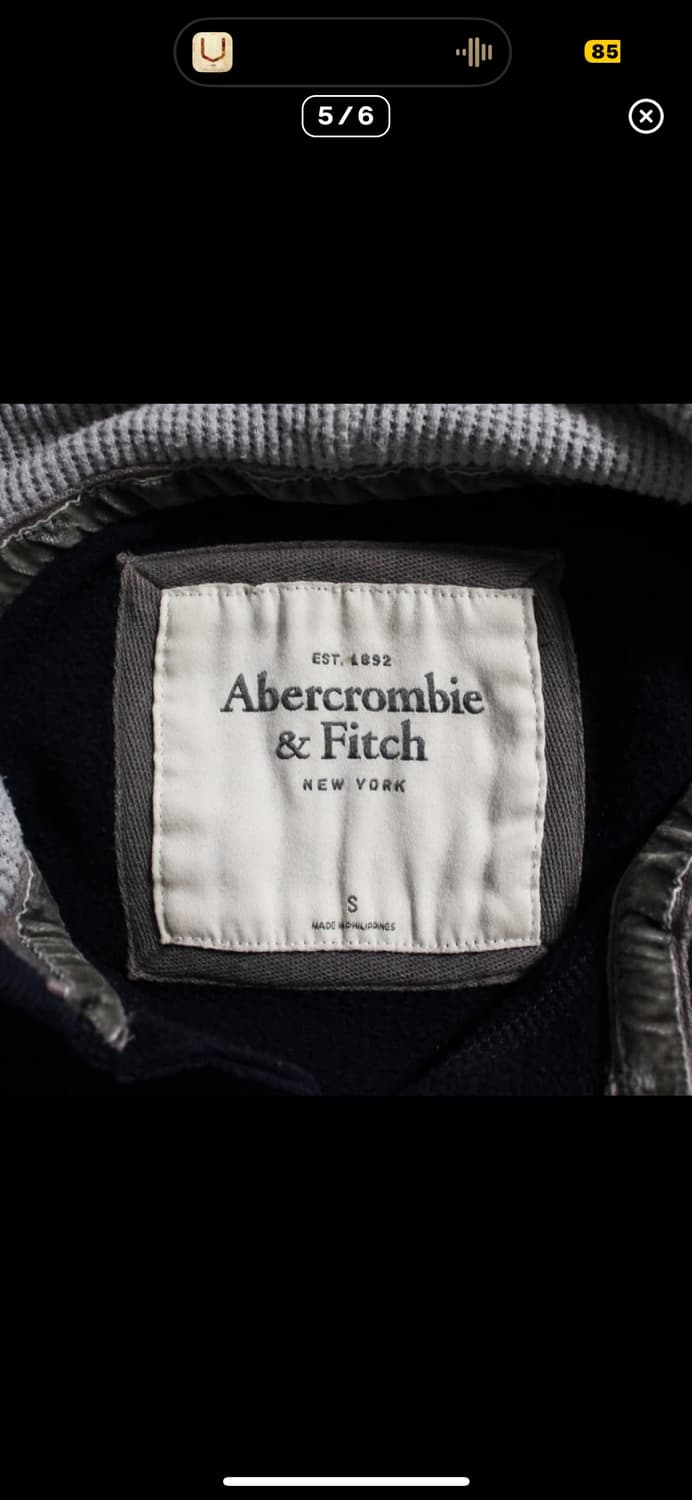 아베크롬비 네이비 후드티 S 상품이미지2