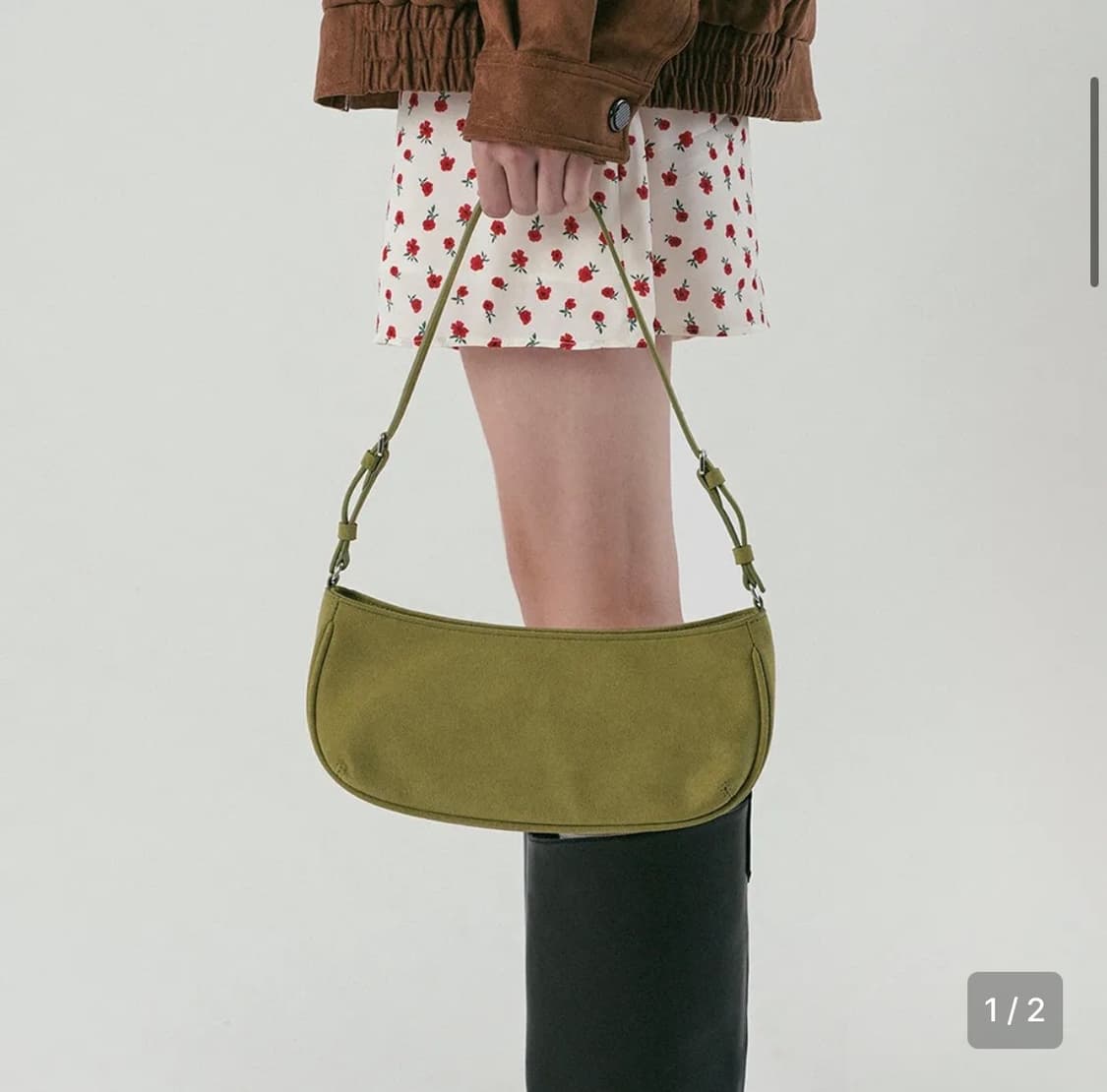 위드아웃썸머 토트백 올리브 상품이미지1