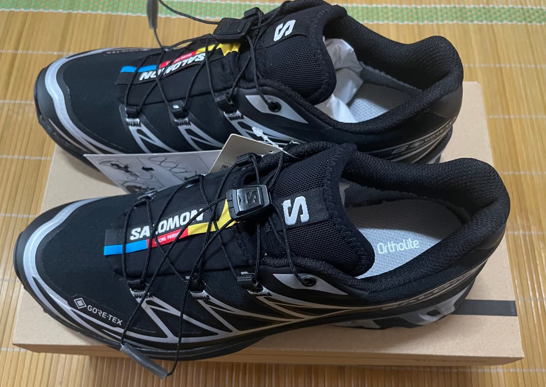 살로몬 XT-6 고어텍스 블랙 실버 새상품 팝니다 상품이미지2