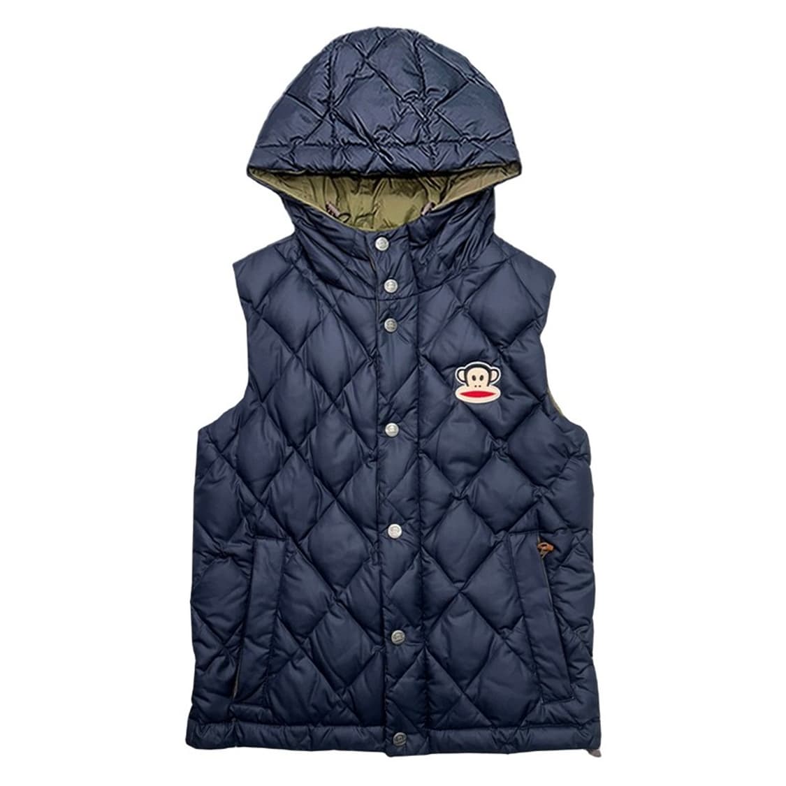 폴프랭크 패딩 조끼 네이비 OS 상품이미지1