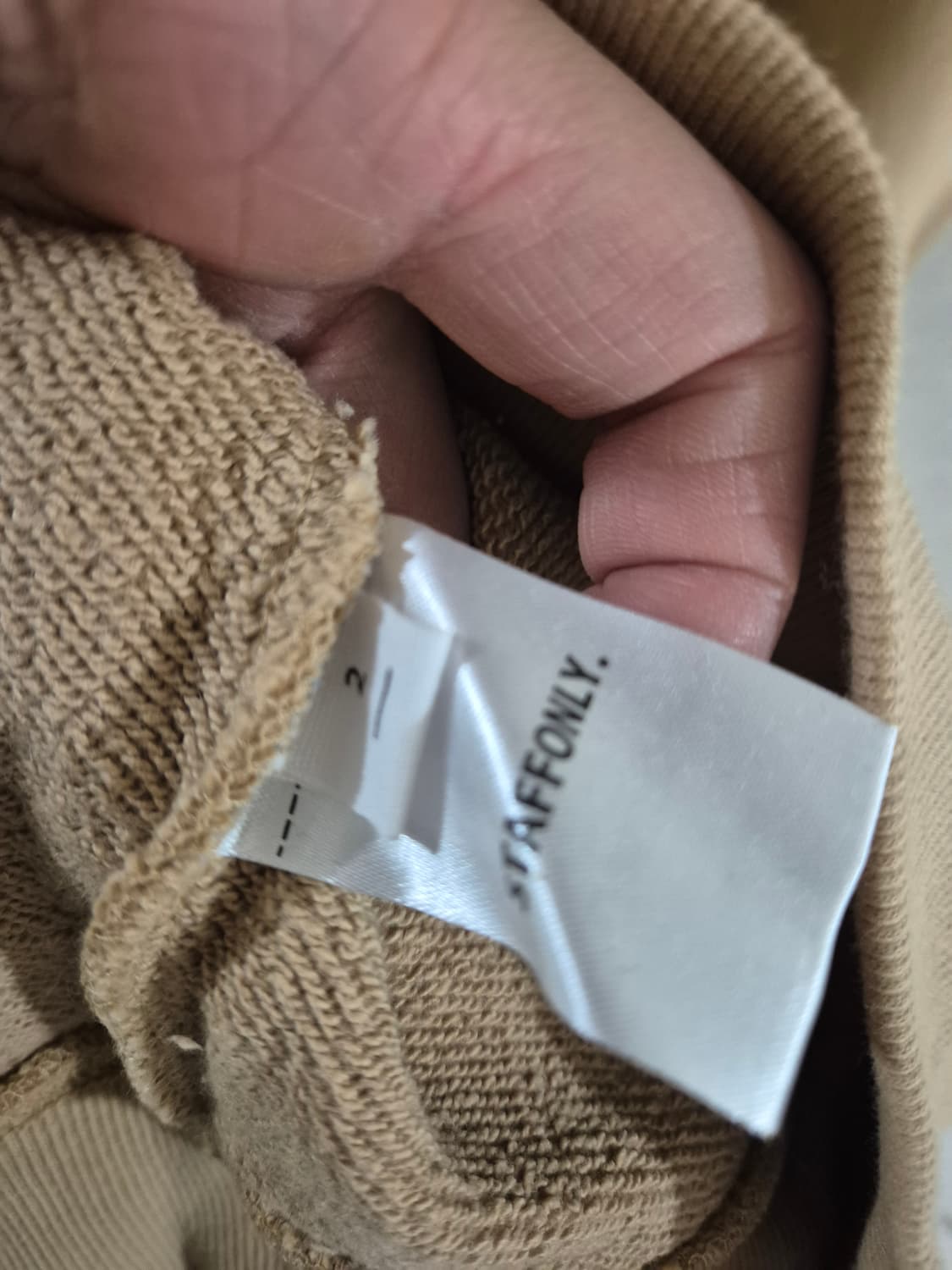 [105]STAFFONLY 맨투맨 오버핏 MEN 상품이미지5