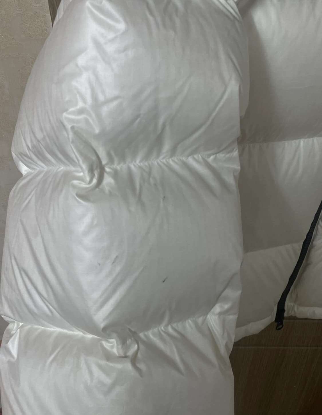 노스페이스 패딩 화이트 S 남여공용 상품이미지3