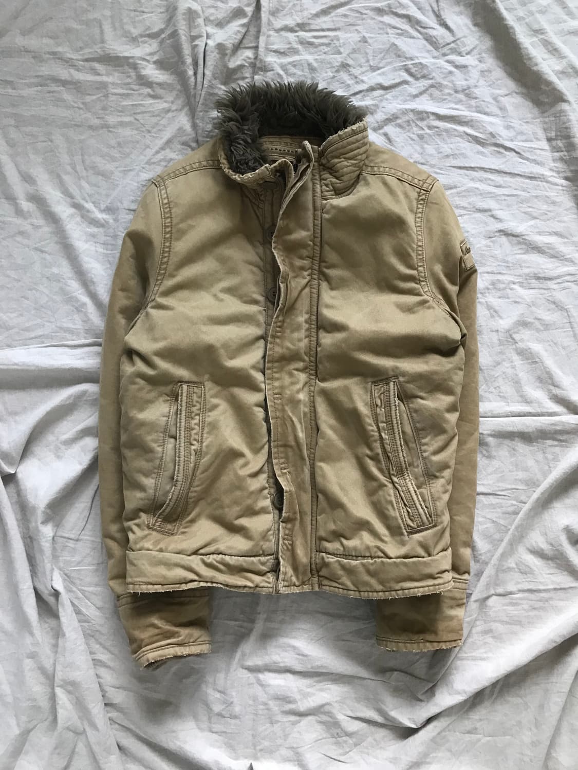 아베크롬비 쉐르파 베이지 헤비 자켓 상품이미지5