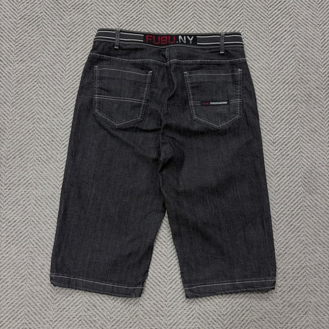 후부 올드스쿨 데님 버뮤다팬츠 v2340 상품이미지2