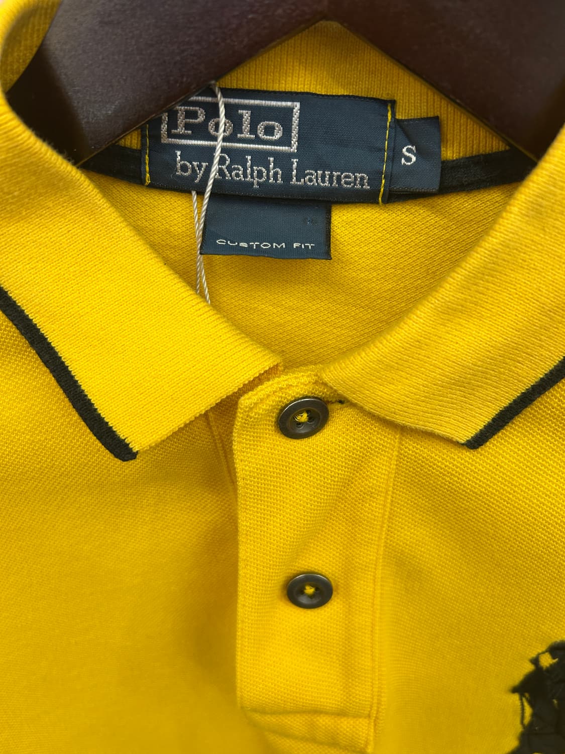 폴로 랄프 로렌 커스텀 슬림 핏 긴팔 폴로 셔츠 상품이미지4