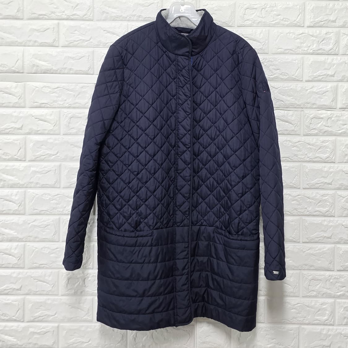 택포// 타미힐피거 퀼팅 자켓 네이비 M 상품이미지1