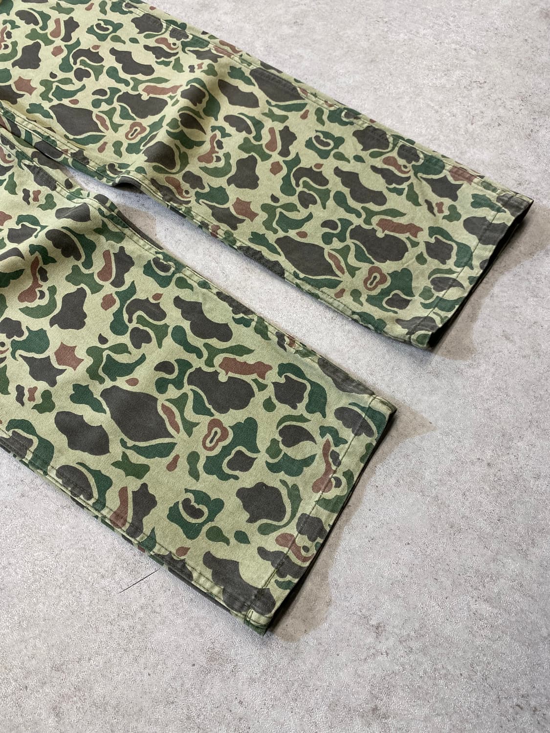 [32] 80s 국군 밀리터리 카모플라쥬 덕 헌터 팬츠 상품이미지3