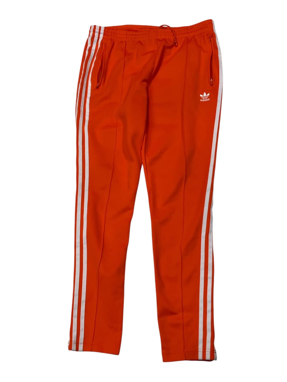 아디다스 오렌지 삼선 트레이닝 팬츠 L 상품이미지2