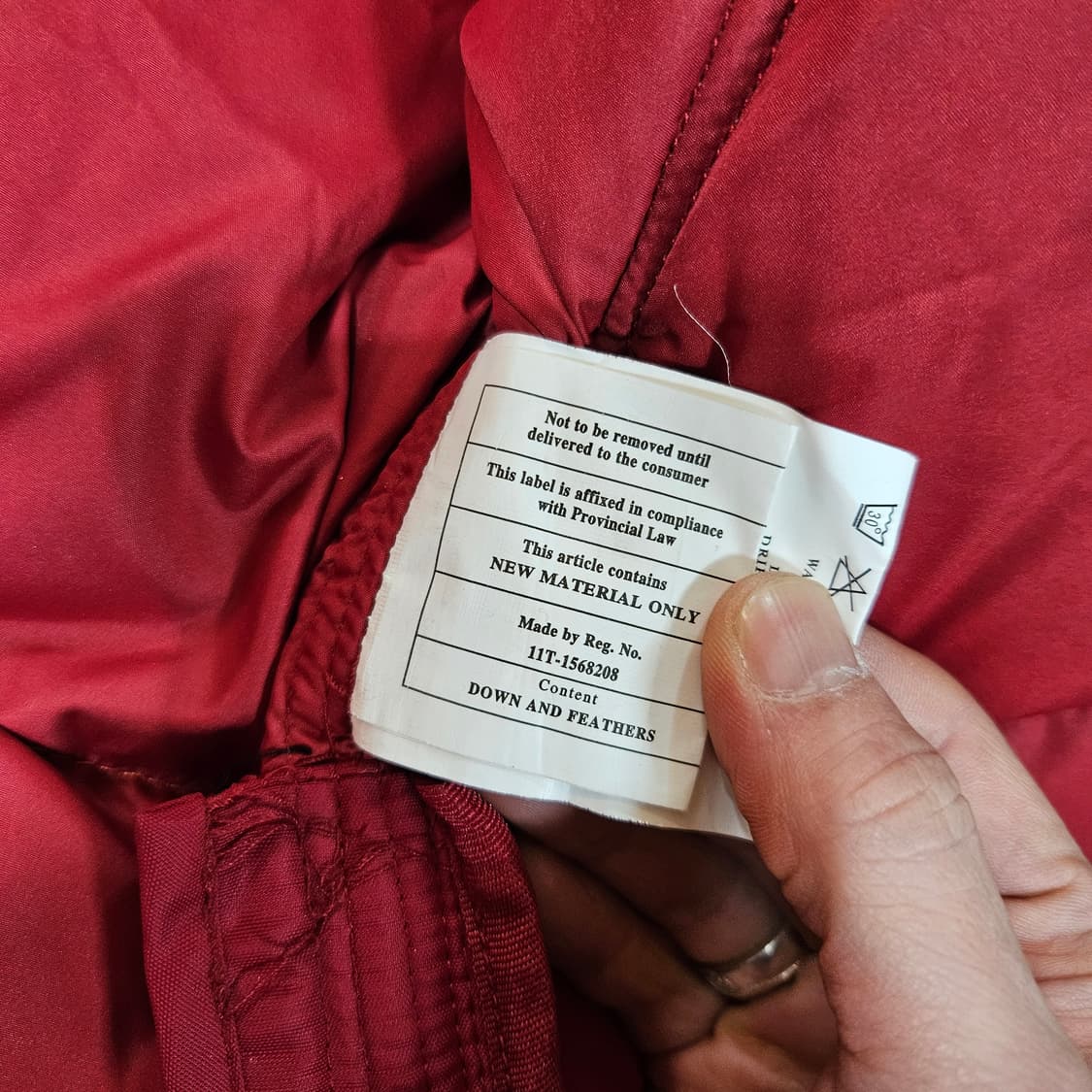 파라점퍼스 롱베어 다운 패딩 파카 M size 상품이미지9