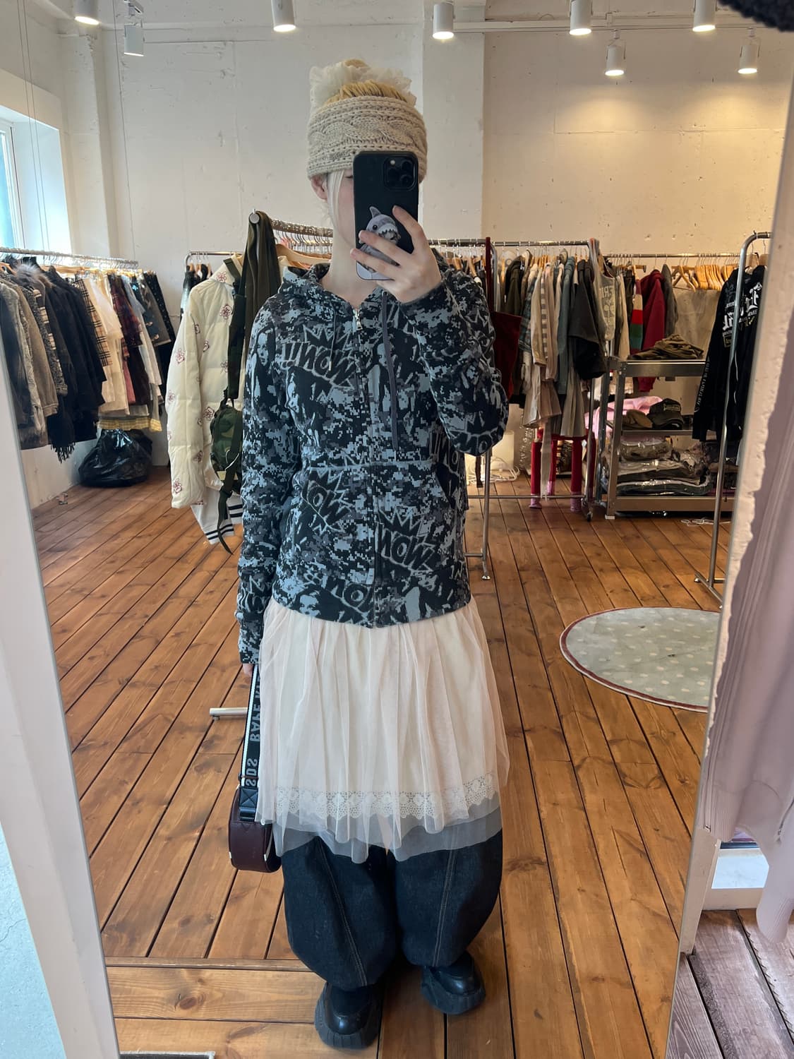 히스테릭글래머 그래픽 히스걸 후드집업 상품이미지2