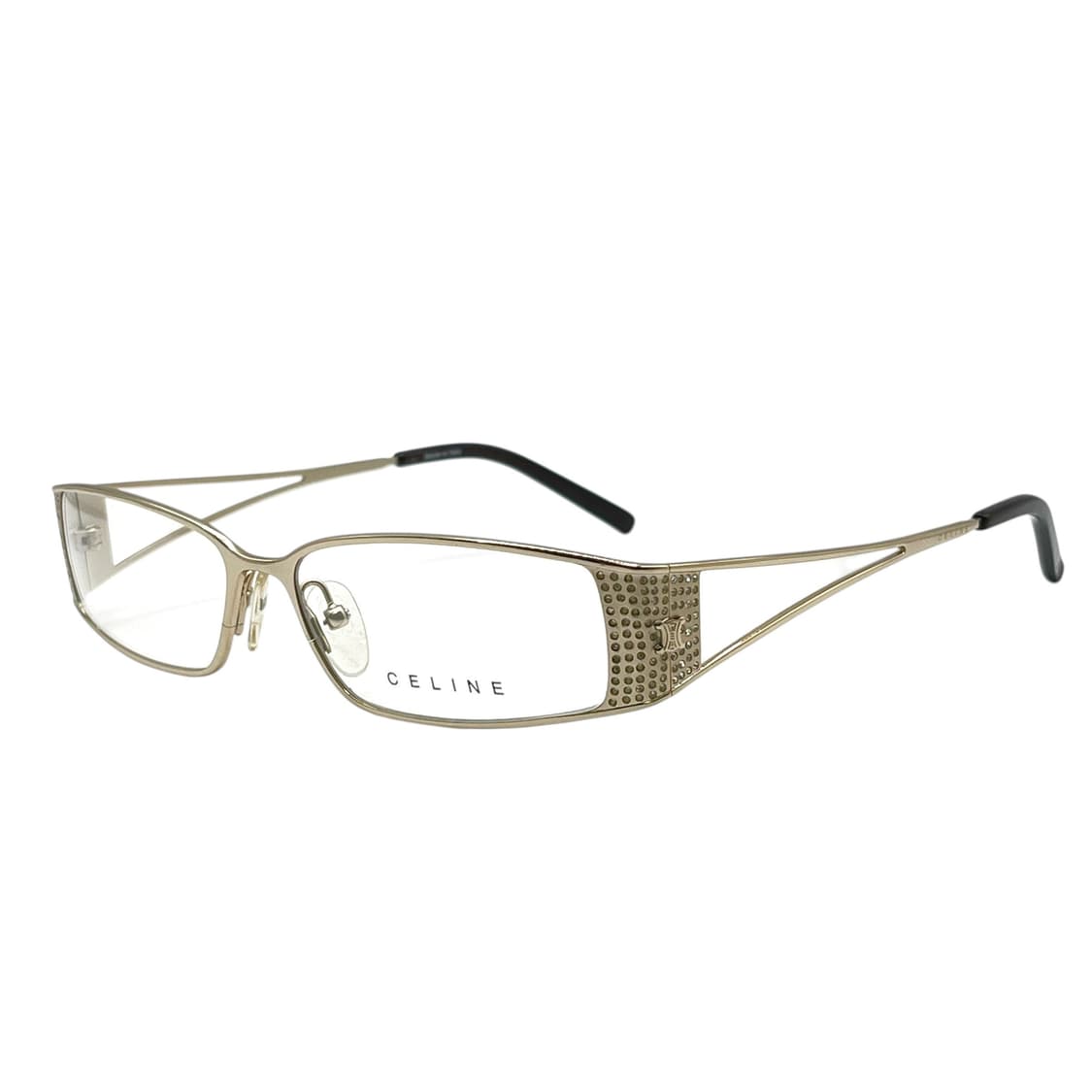 CELINE 셀린느 큐빅 금테 안경 상품이미지1
