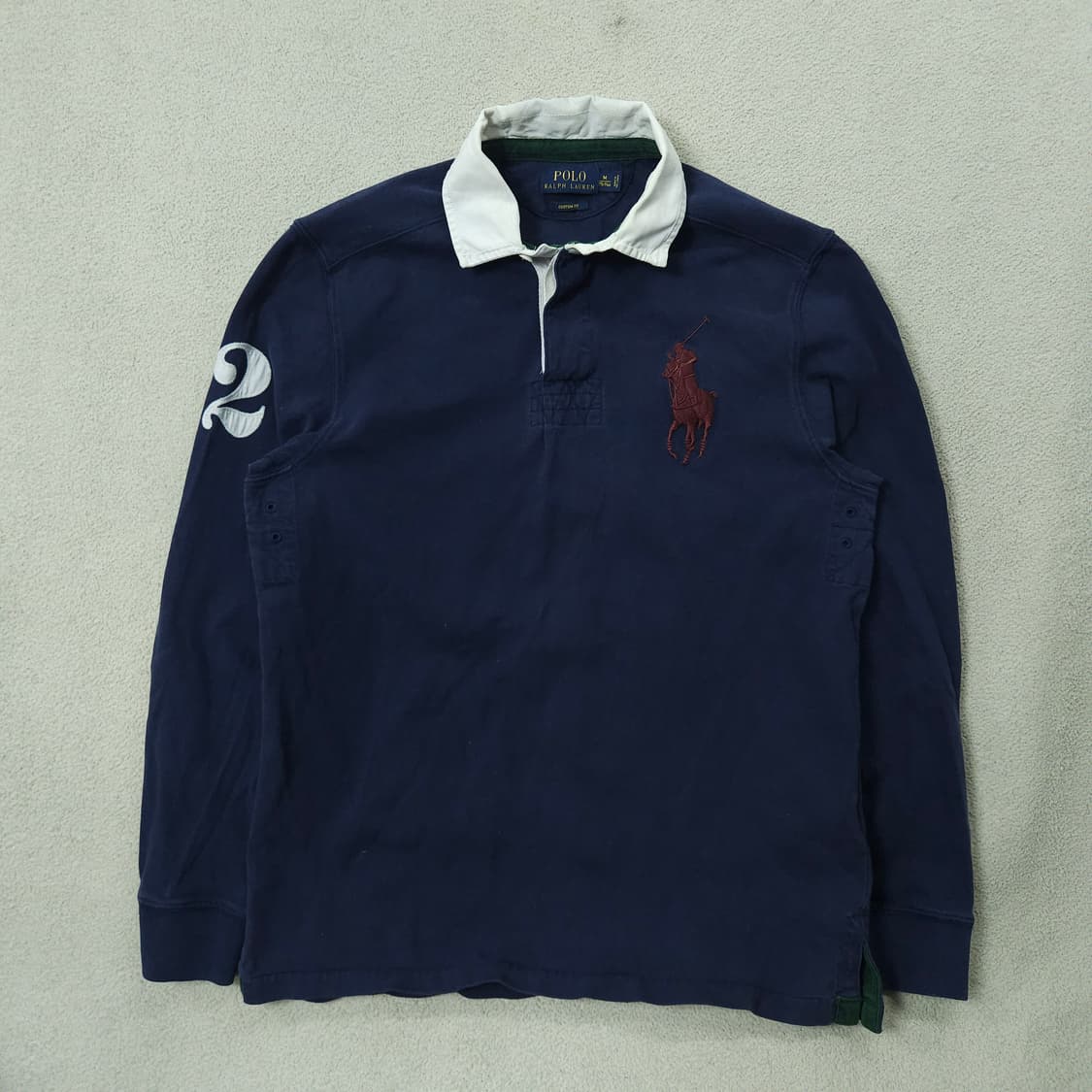 폴로 랄프 로렌 신형 빅포니 럭비 셔츠 M 상품이미지1