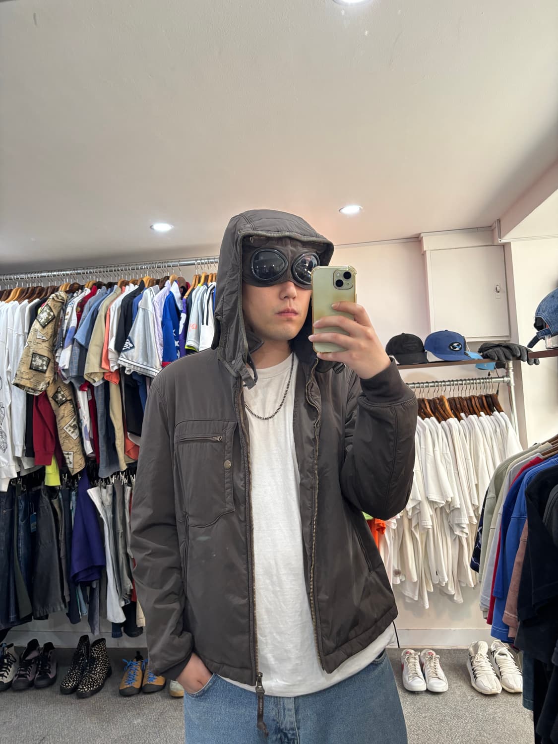 CP company NYCRA 나일론 쉘 고글 자켓 상품이미지7