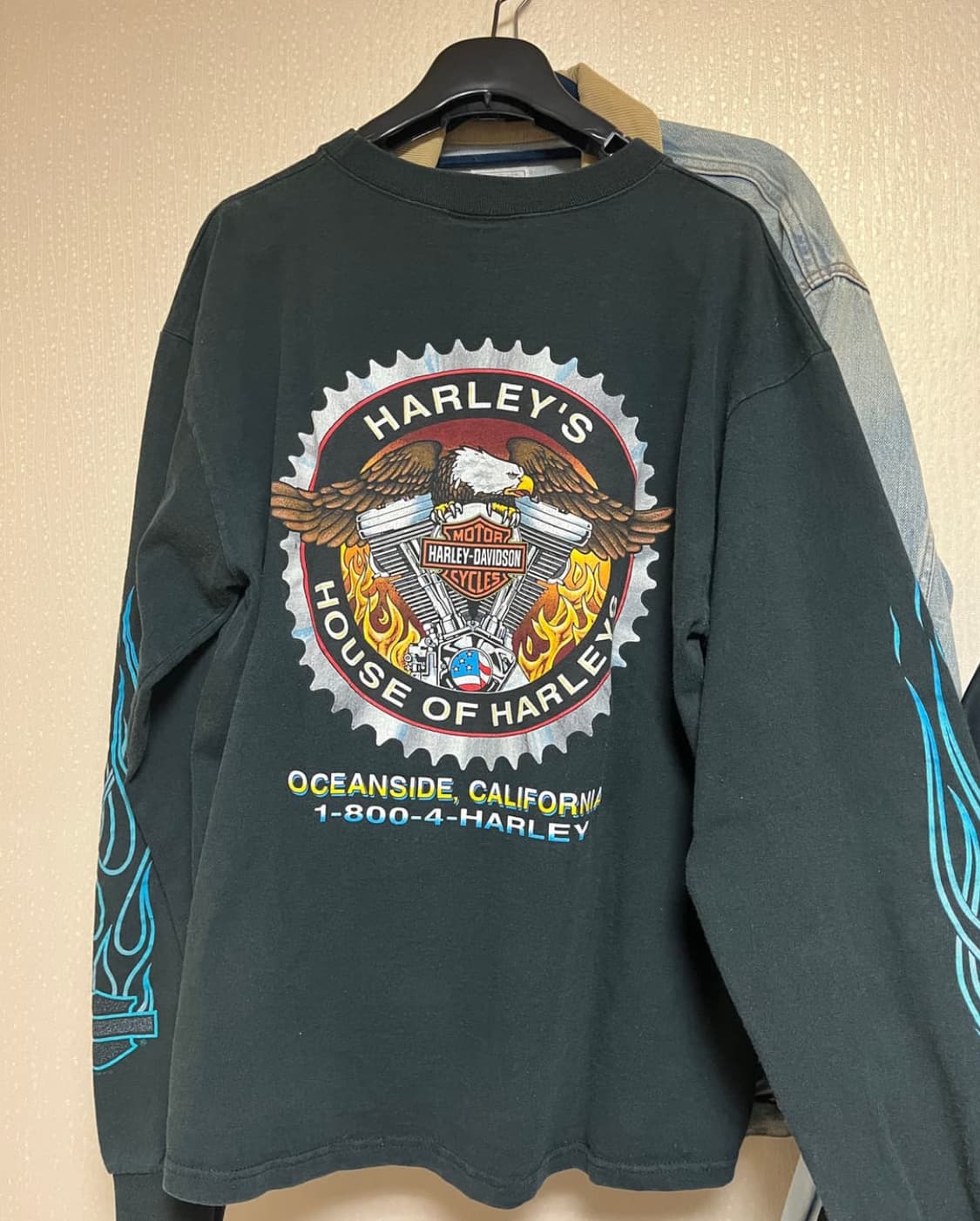 1996 할리데이비슨 플레임 롱슬리브 L 판매 상품이미지2