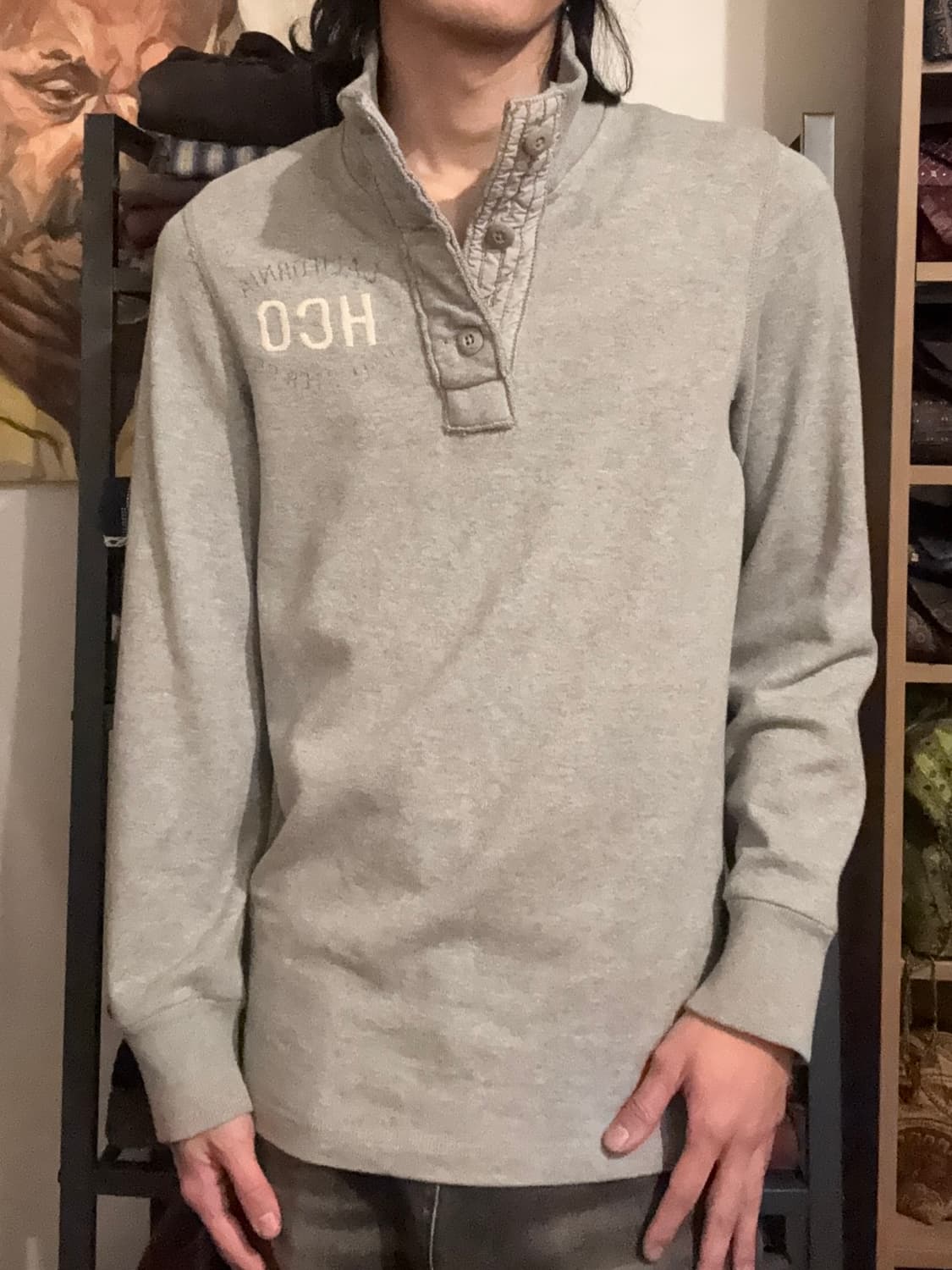 홀리스터 넥 버튼 티셔츠 상품이미지7