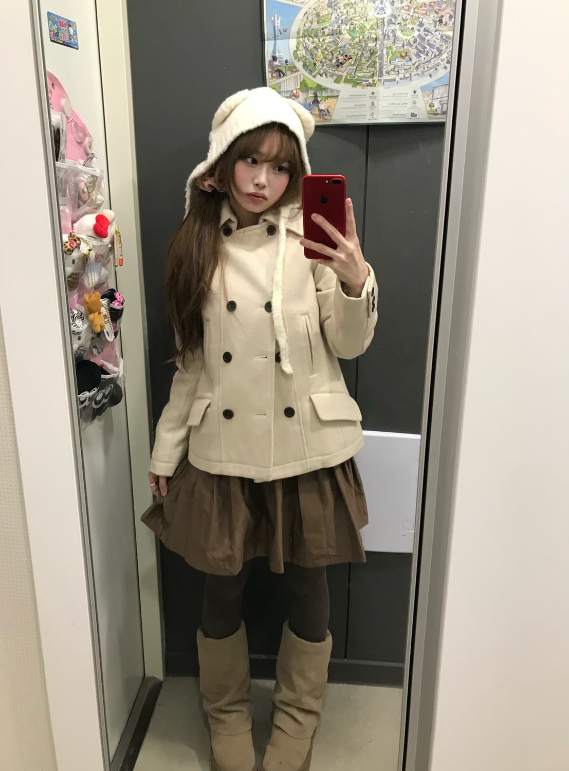 엑시즈팜 아이보리 모리걸 니혼진 코디세트 상품이미지2