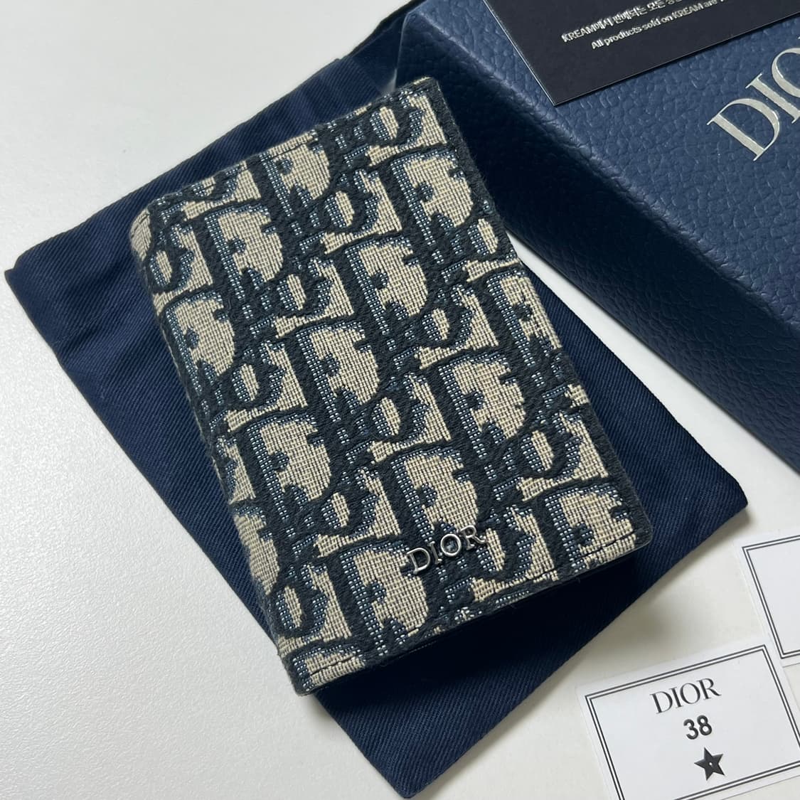 [정품] 신형 새상품급 / 디올 오거나이저 카드지갑 베이지 상품이미지1