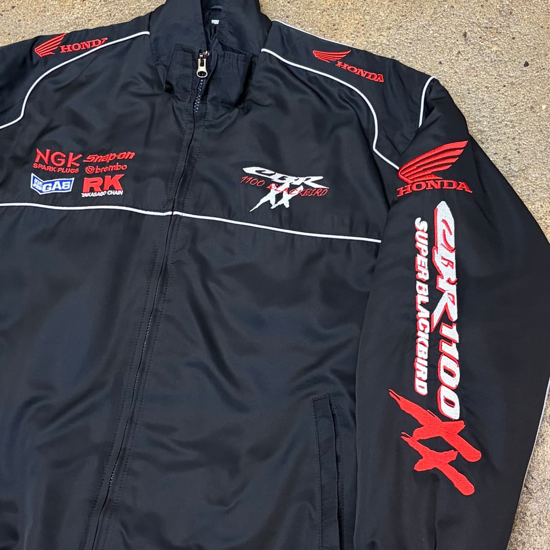 레어 미국 빈티지 혼다 CBR1100 XX 블랙버드 레이싱 자켓  상품이미지3