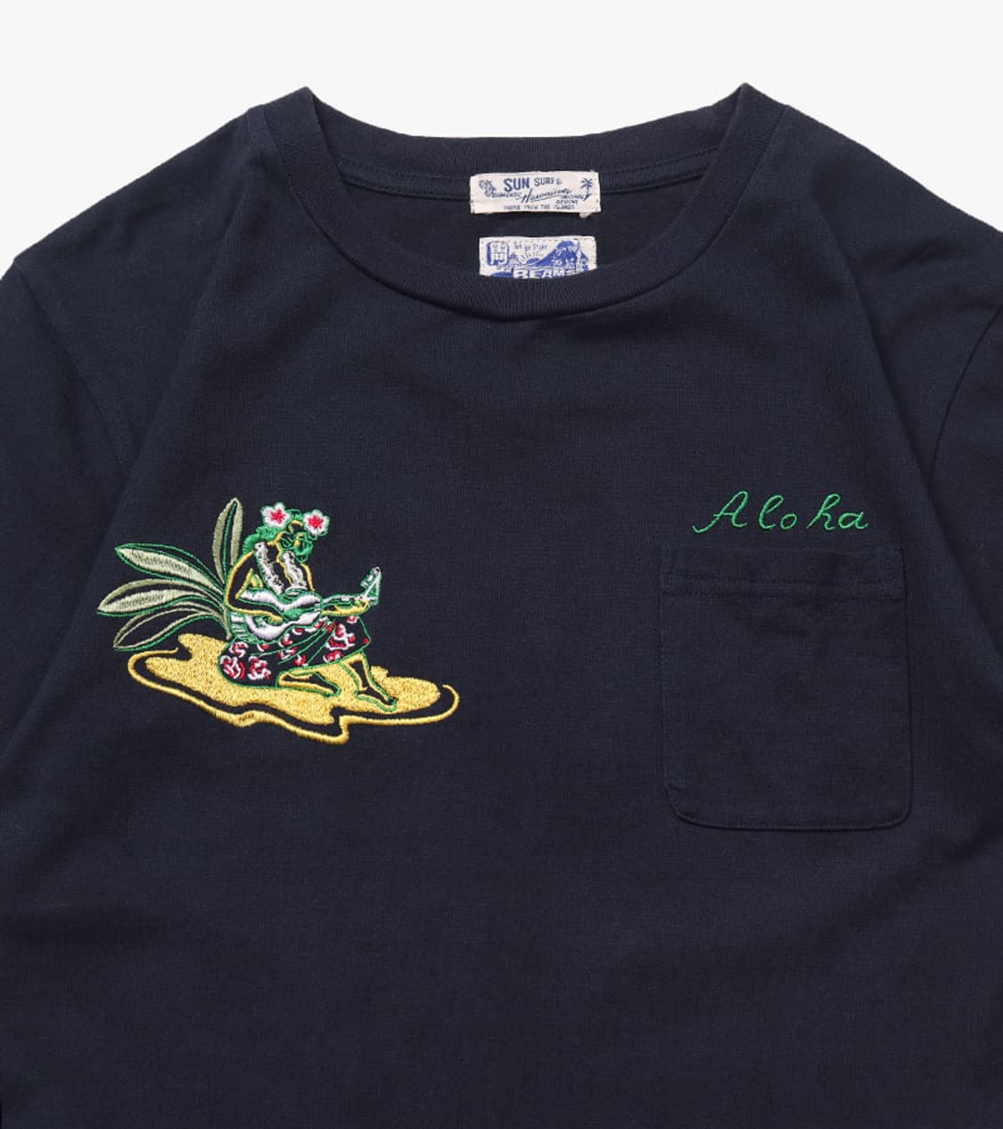 BEAMS BOY X SUN SURF - EMBROIDERY TEE 상품이미지5