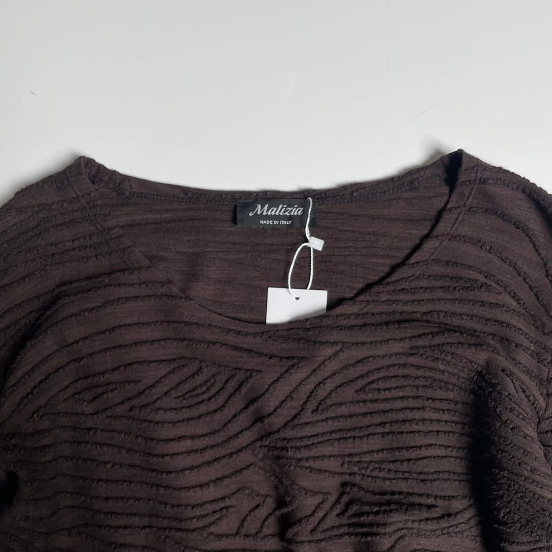 Malizia 3D 라인 텍스쳐 롱 슬리브 (italy)   상품이미지5