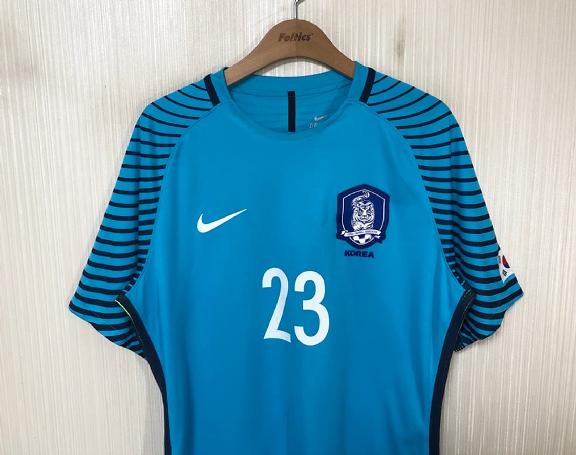 나이키국대 국대KOREA 16-18 국대 지급실착 GK유니폼 XL #23 상품이미지2