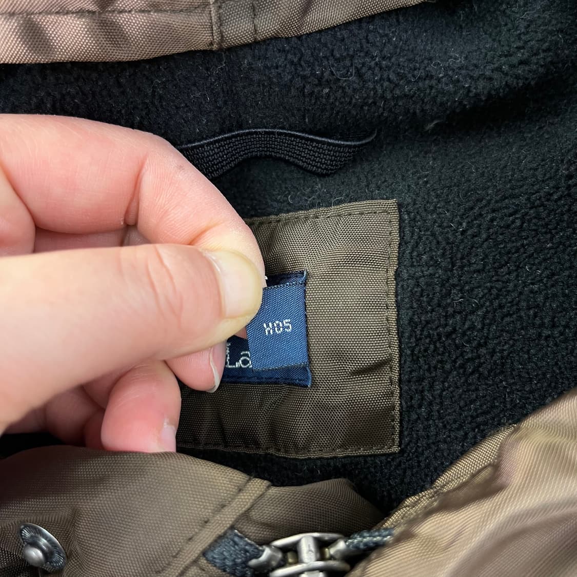 105 폴로랄프로렌 00s 브라운 나일론 코치자켓 상품이미지5