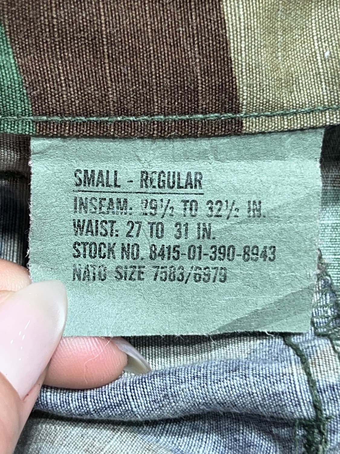 미군 우드랜드 립스탑팬츠  상품이미지10