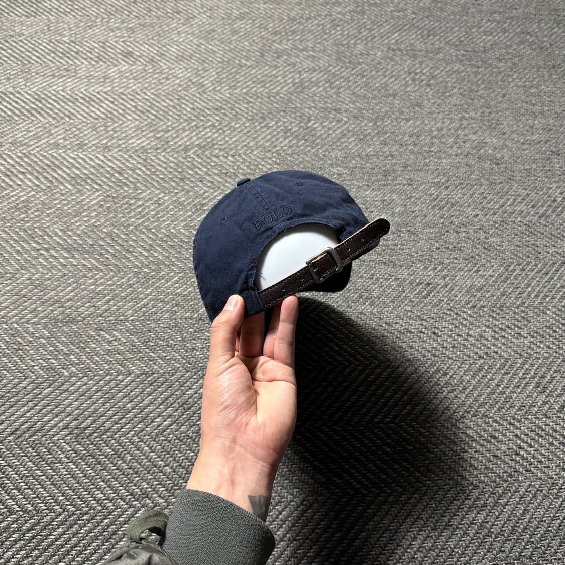 폴로랄프로렌 빅포니 디몬트 치노 네이비 볼캡 OS 상품이미지3