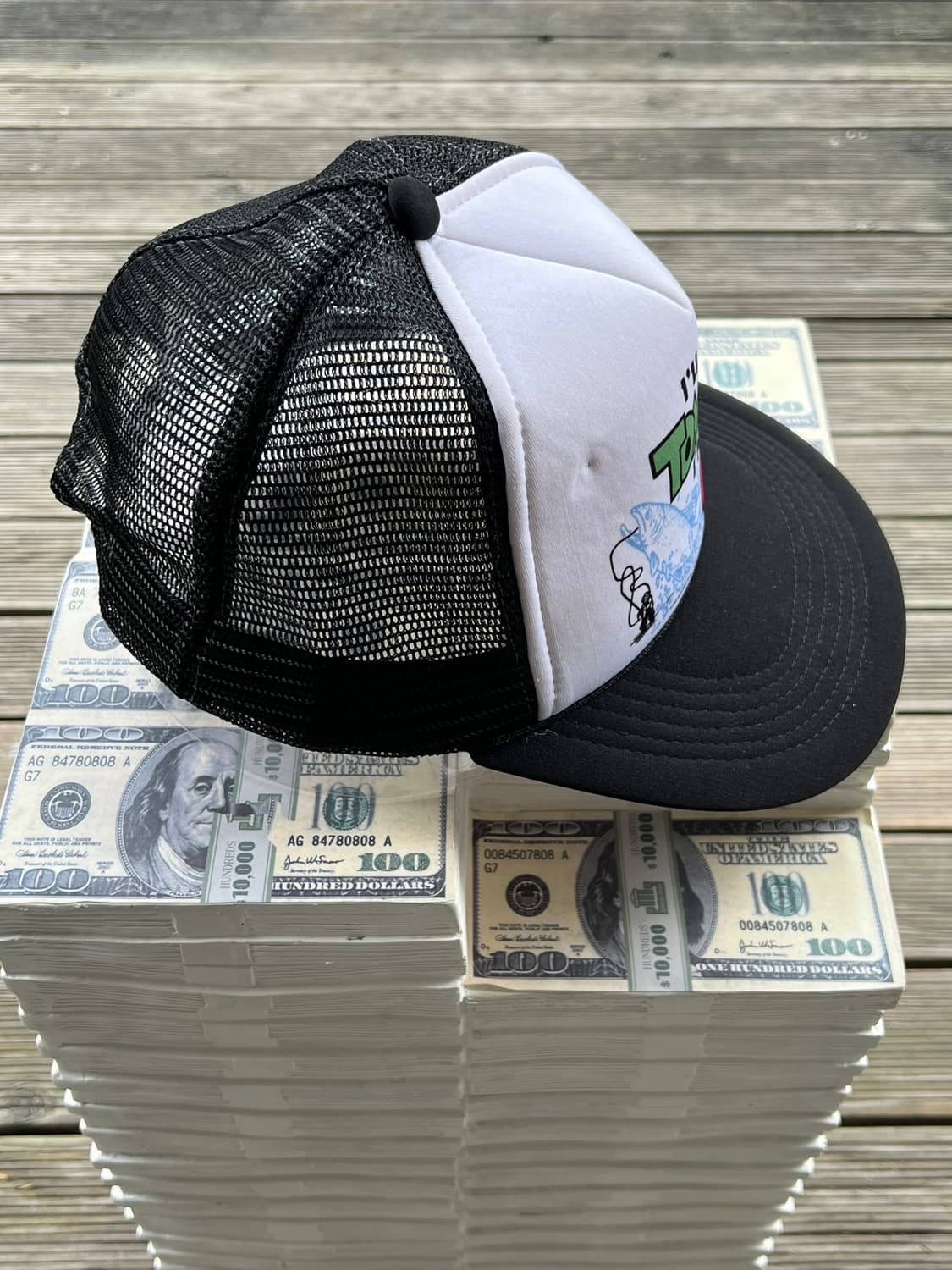 빈티지 트러커캡 노벨티 그래픽 블랙 메쉬캡 상품이미지3