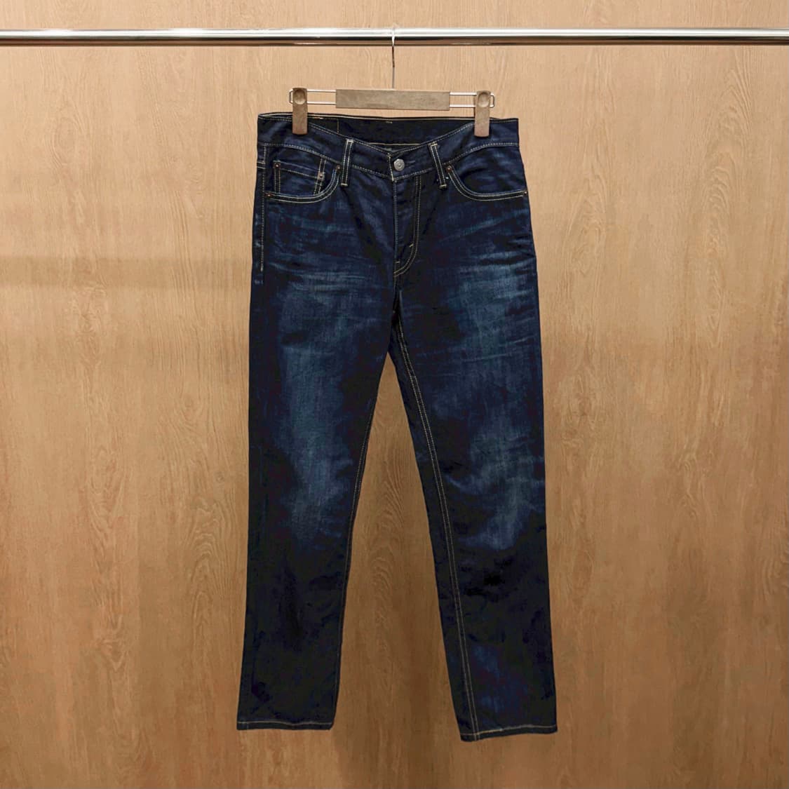 리바이스 511 데님 팬츠 포켓 레드 로고 탭 디테일 스트레이트핏 블루 상품이미지2