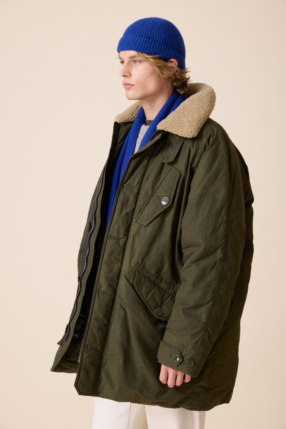 [50] 헨리코튼 크로이던 파카 올리브 상품이미지2