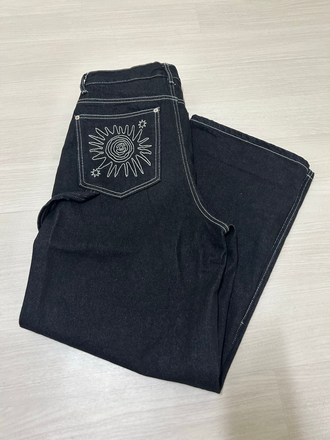 AAKAM Needlework Carpenter Denim Pants 상품이미지2