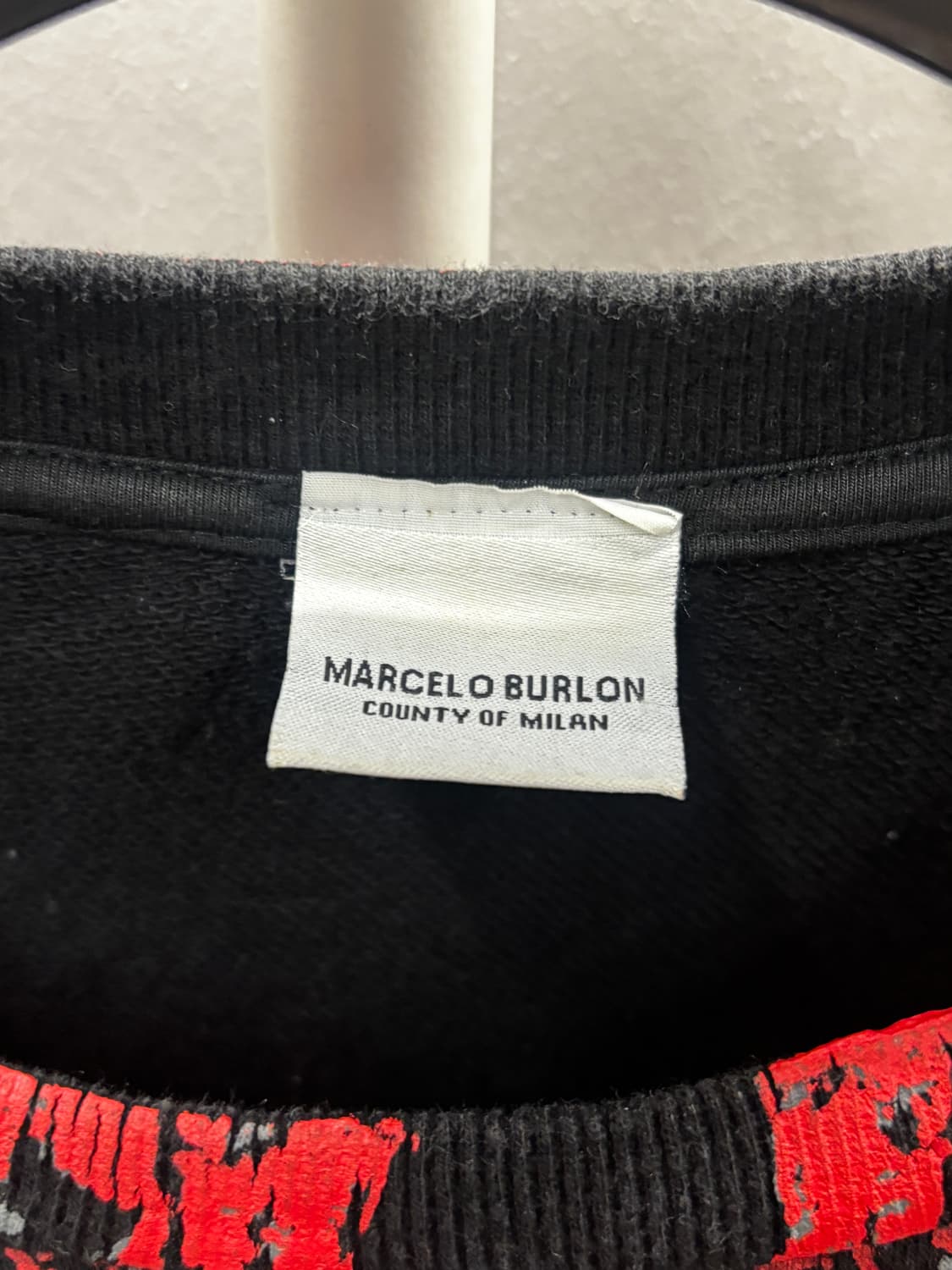 마르셀로 불론 레드 윙 블랙 스웻셔츠 상품이미지4