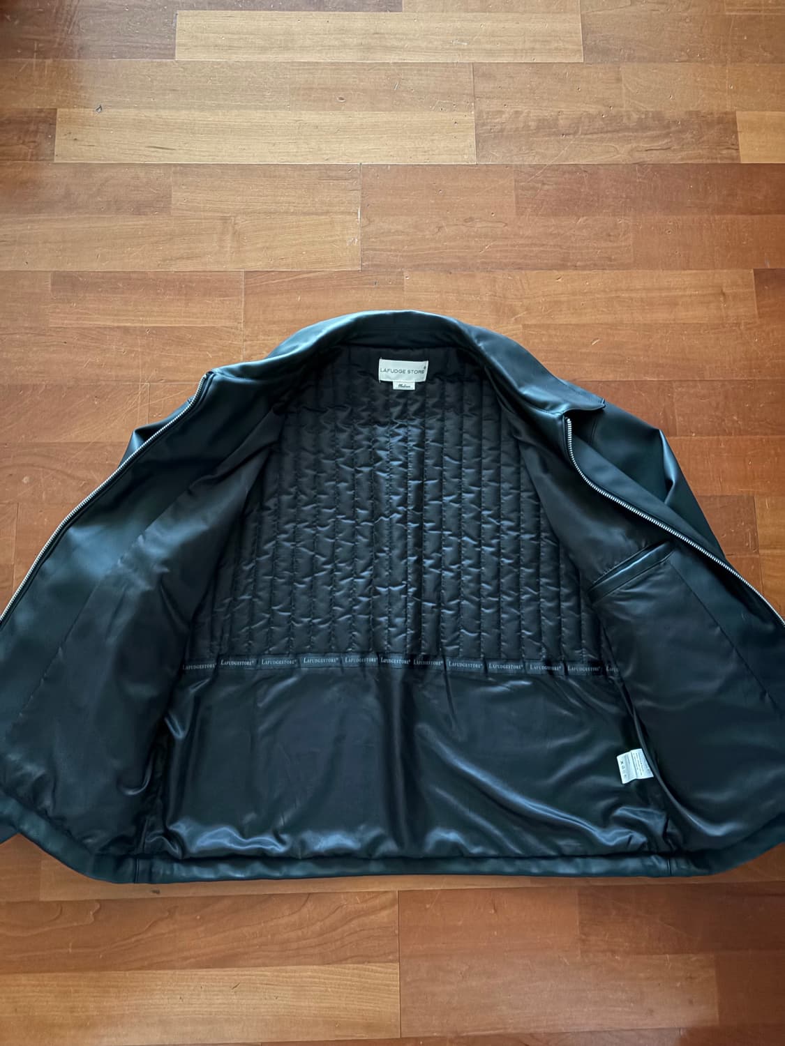 라퍼지스토어 블랙 레더 자켓 M 상품이미지2