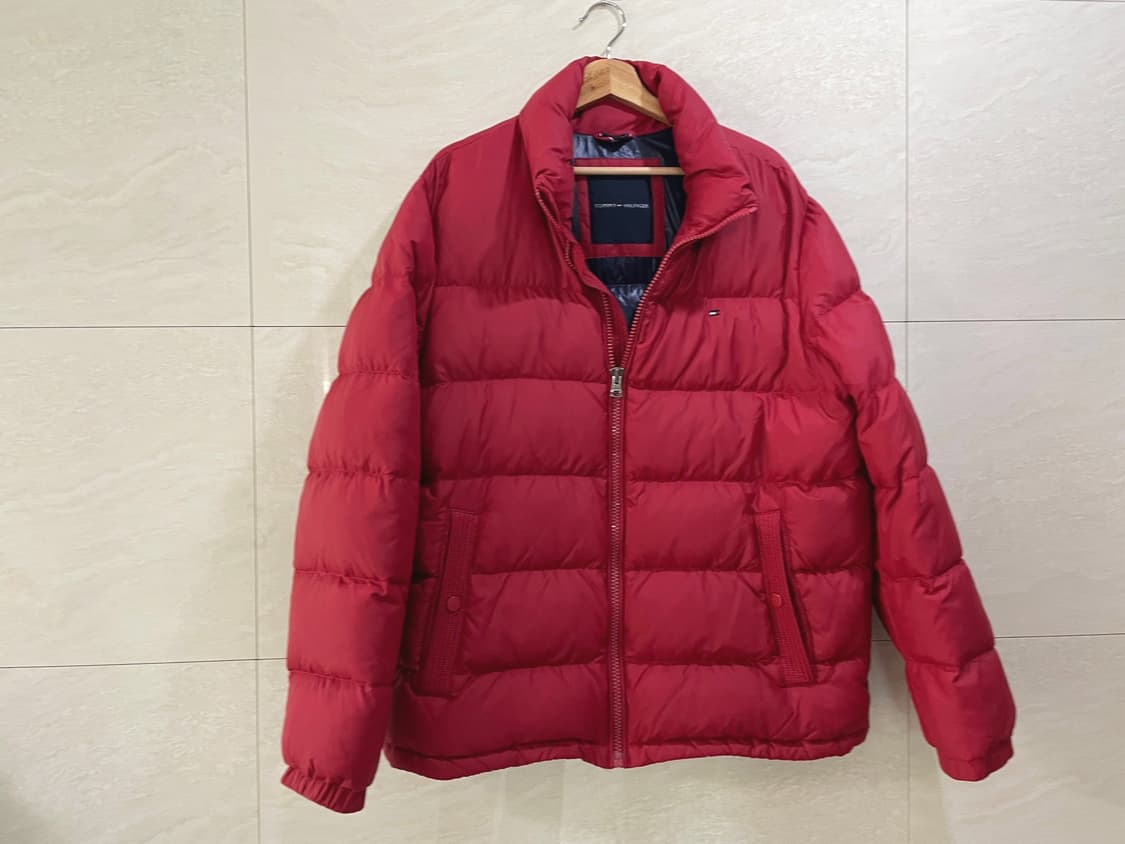 타미힐피거 / 레드 패딩점퍼, 남성 점퍼 / XL 상품이미지1