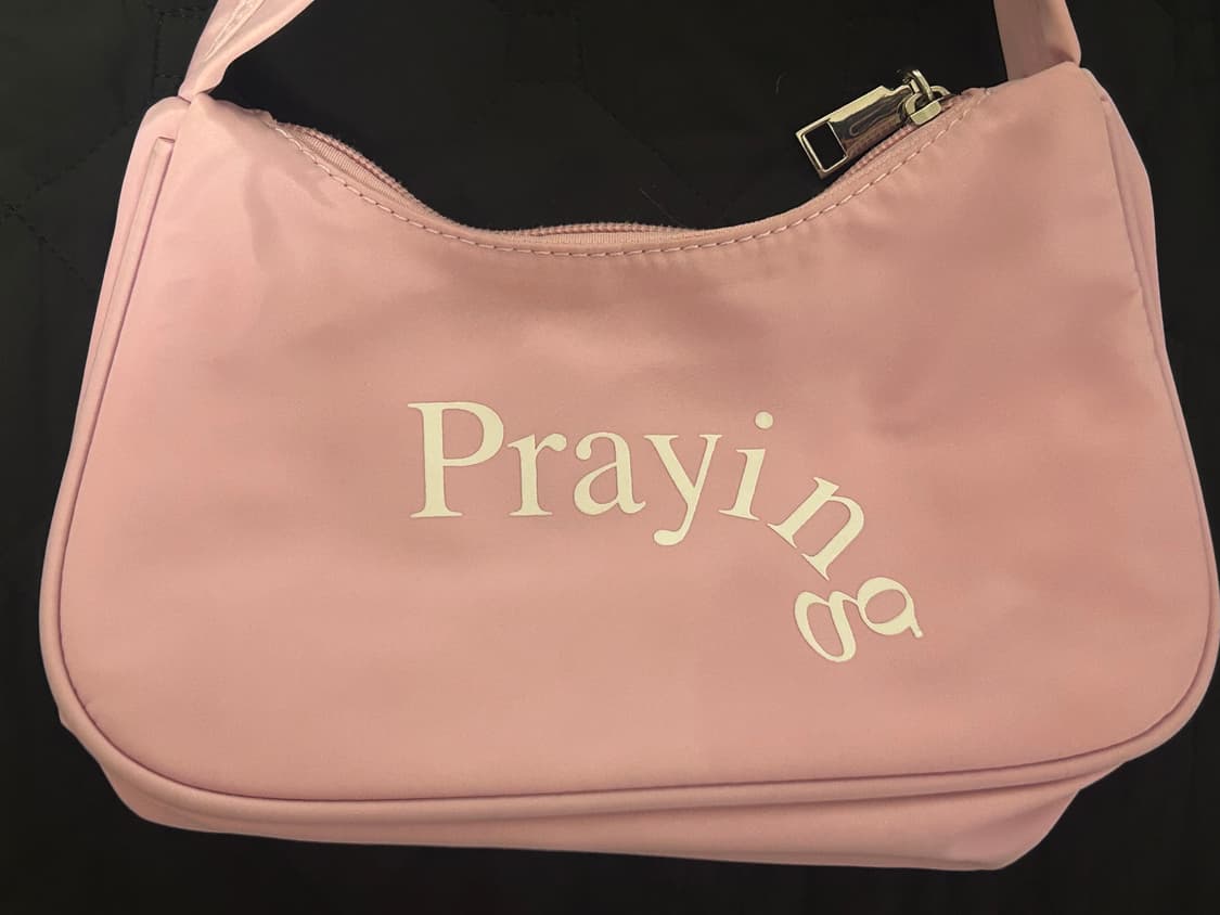 Praying 센스 익스클루시브 핑크 트로피 숄더백 (실사ㅇ) 상품이미지3