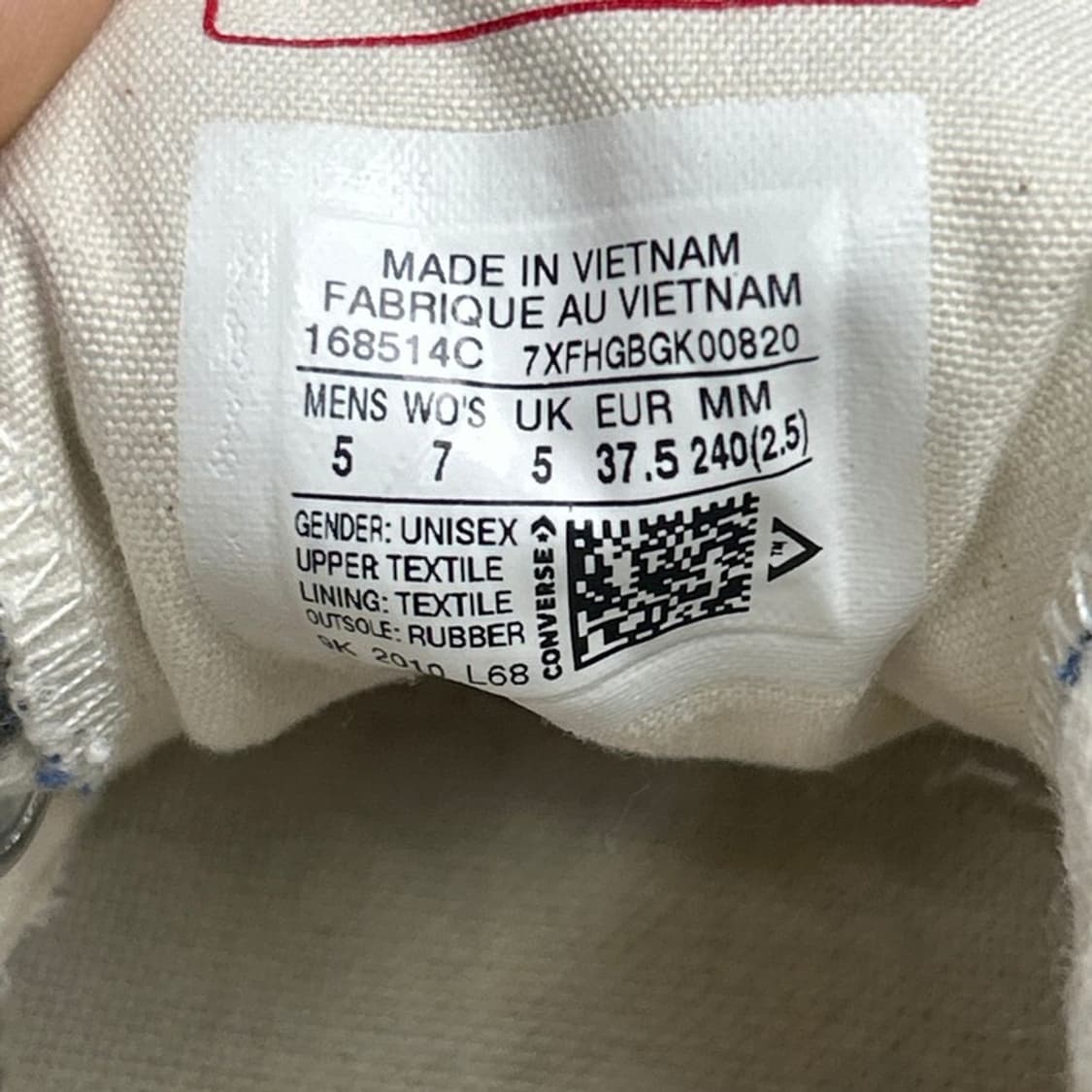 컨버스 척 70 로우 러시 블루 스니커즈 240 상품이미지7