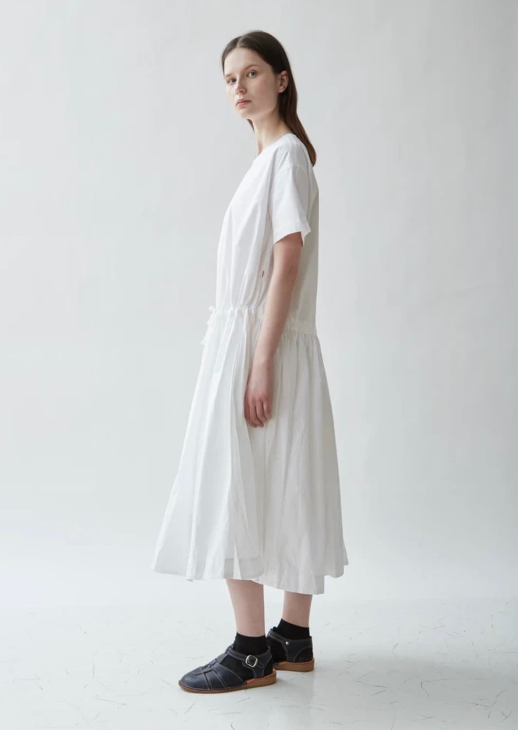 casey casey - cotton ruched dress 상품이미지2