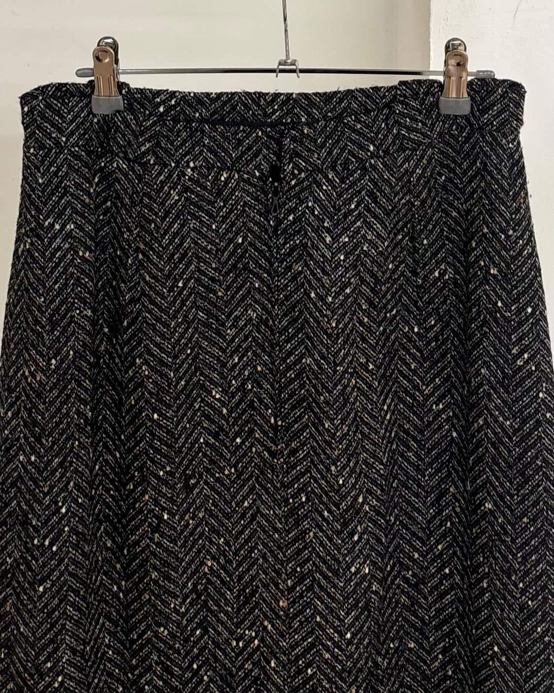 셀린느 블랙 트위드 펜슬 스커트 상품이미지5