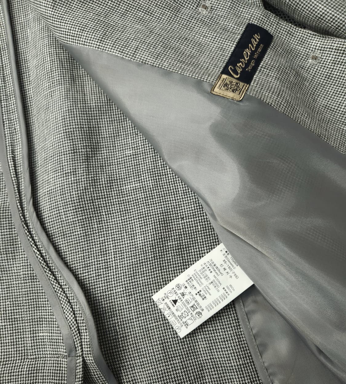 (새상품)타하리 체크 린넨자켓55 상품이미지6