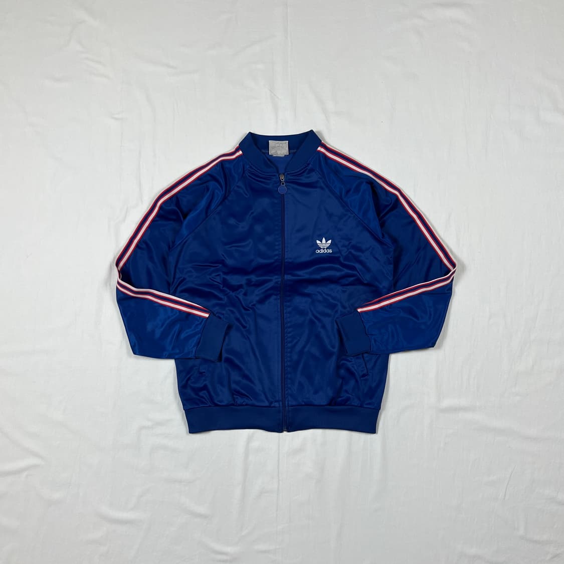 80‘s-90’s 아디다스 adidas 로고 집업 저지 트랙자켓 상품이미지1