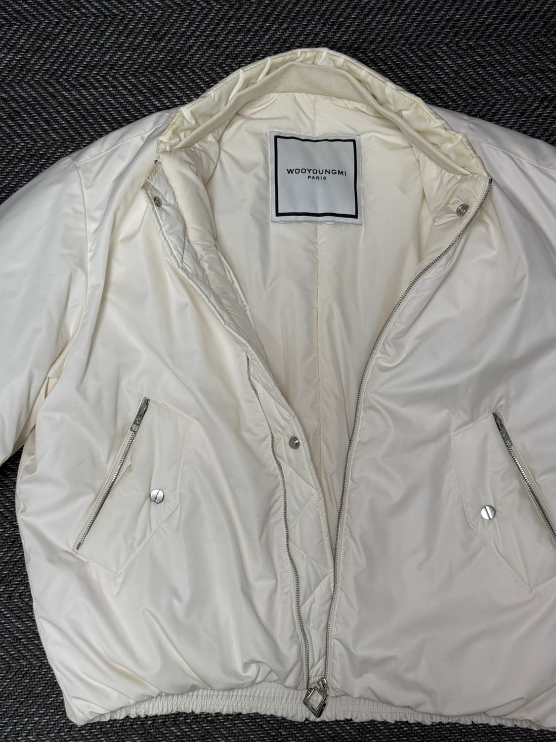 우영미 패디드 MA-1 아이보리 사이즈 48 상품이미지5