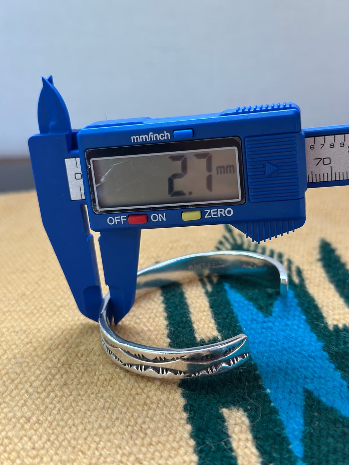 네이티브아메리칸 인디언주얼리 나바호 Nora bill tahe 커프 상품이미지9