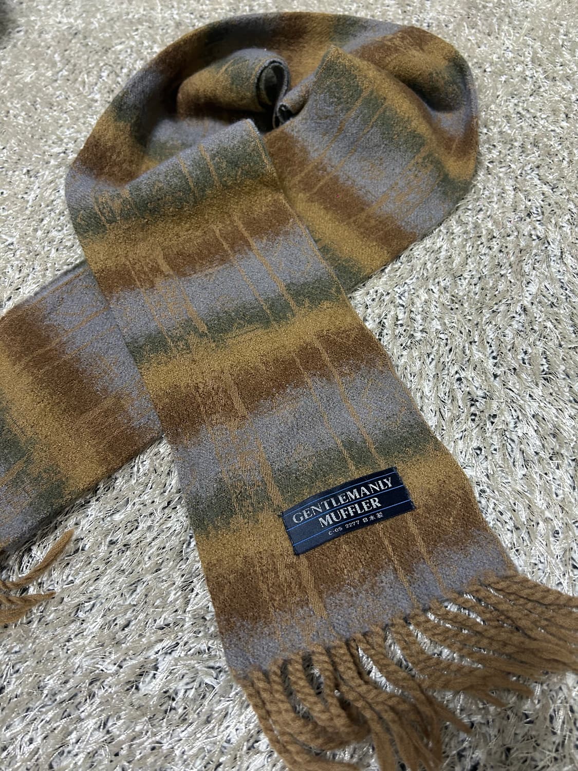 일제 젠틀맨 울 머플러 상품이미지4